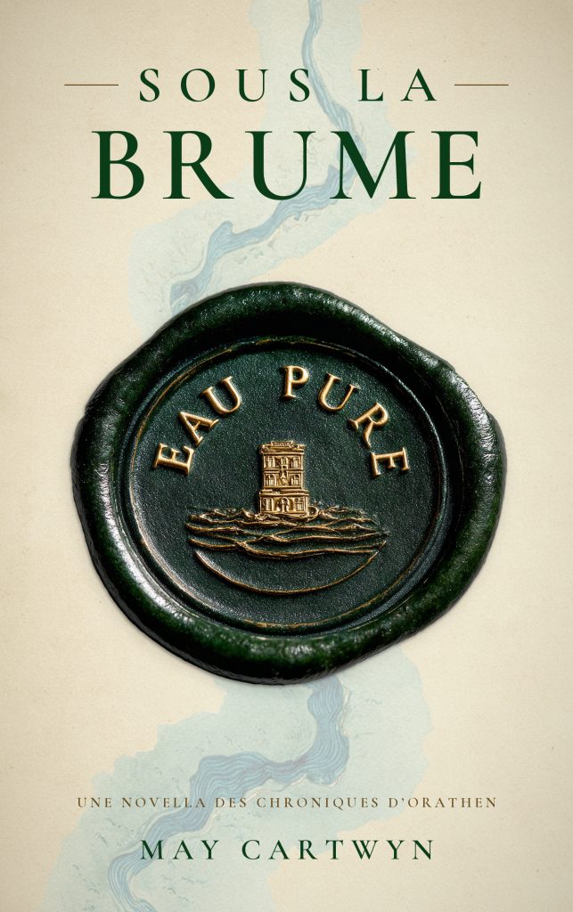 Couverture de Sous la brume, novella des Chroniques d'Orathen, par May Cartwyn